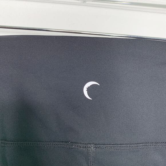 Zyia Active 6 Womens Black Leopard Print Cropped Leggings Pockets - Picture 5 of 8